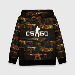 Толстовка-худи детская Counter-Strike Global Offensive, цвет: 3D-черный