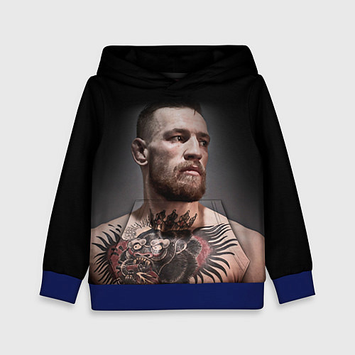 Детская толстовка Conor McGregor / 3D-Синий – фото 1