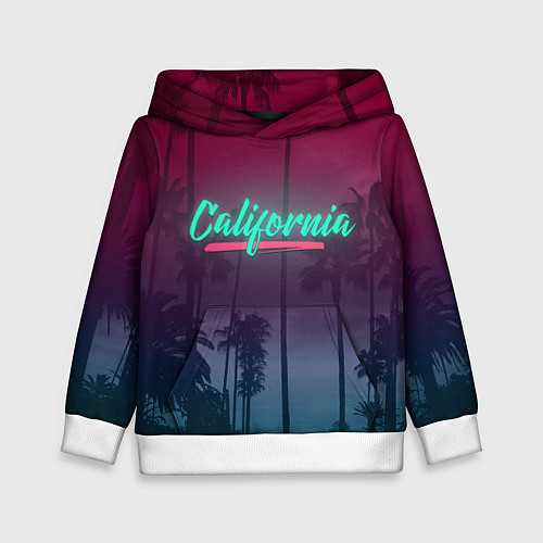 Детская толстовка California / 3D-Белый – фото 1