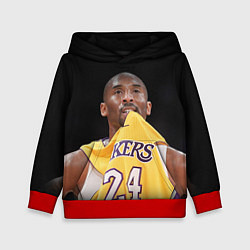 Толстовка-худи детская Kobe Bryant, цвет: 3D-красный