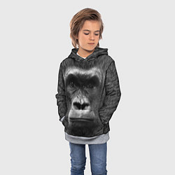 Толстовка-худи детская Взгляд, цвет: 3D-меланж — фото 2