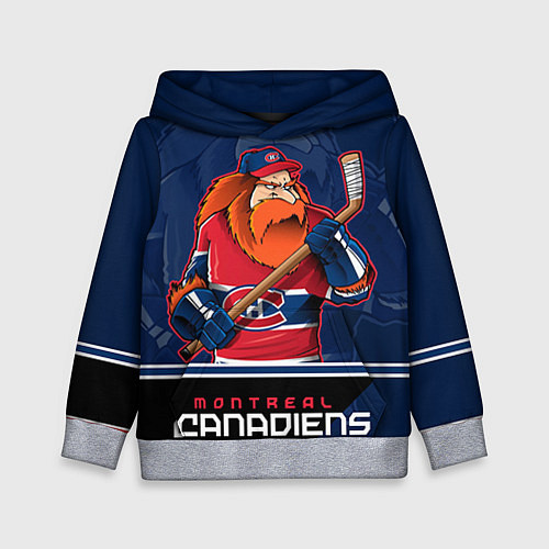 Детская толстовка Montreal Canadiens / 3D-Меланж – фото 1