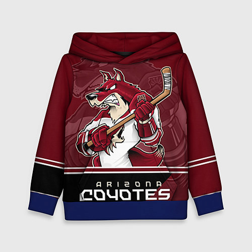 Детская толстовка Arizona Coyotes / 3D-Синий – фото 1