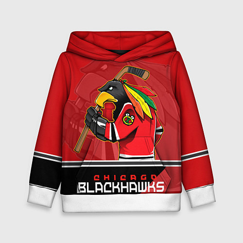 Детская толстовка Chicago Blackhawks / 3D-Белый – фото 1
