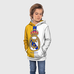 Толстовка-худи детская Real Madrid CF, цвет: 3D-белый — фото 2