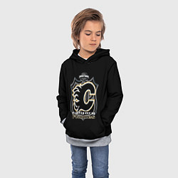 Толстовка-худи детская Calgary Flames Team, цвет: 3D-меланж — фото 2