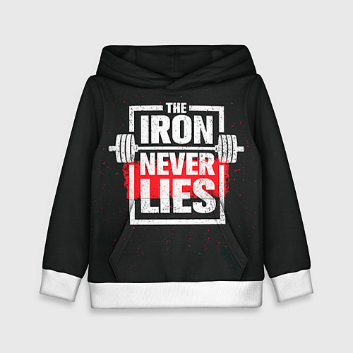 Детская толстовка The iron never lies / 3D-Белый – фото 1