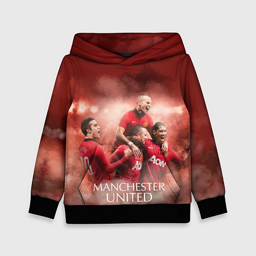 Детская толстовка Manchester United / 3D-Черный – фото 1