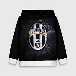 Толстовка-худи детская Juventus: shadows, цвет: 3D-белый