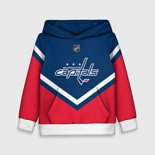 Детская толстовка NHL: Washington Capitals / 3D-Белый – фото 1