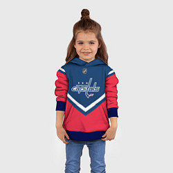 Толстовка-худи детская NHL: Washington Capitals, цвет: 3D-синий — фото 2
