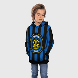 Толстовка-худи детская Inter FC 1908, цвет: 3D-черный — фото 2