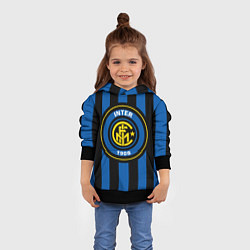 Толстовка-худи детская Inter FC 1908, цвет: 3D-черный — фото 2