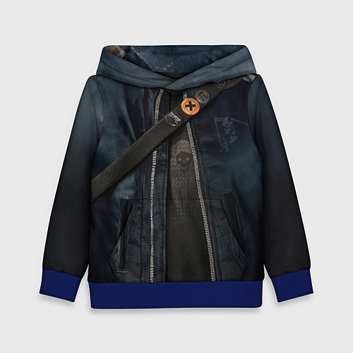 Детская толстовка Watch Dogs 2 / 3D-Синий – фото 1