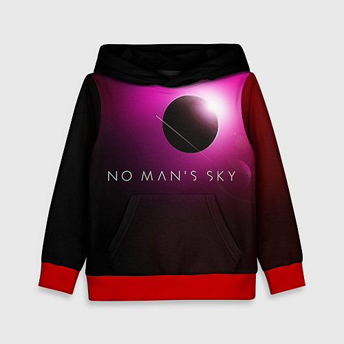 Детская толстовка No Mans Sky / 3D-Красный – фото 1