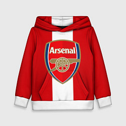 Толстовка-худи детская Arsenal FC: Red line, цвет: 3D-белый