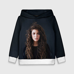 Толстовка-худи детская Lorde, цвет: 3D-белый