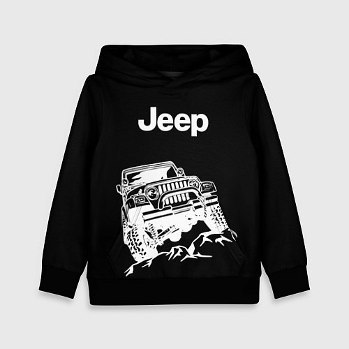 Детская толстовка Jeep / 3D-Черный – фото 1