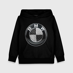 Толстовка-худи детская BMW - emblem, цвет: 3D-черный