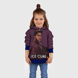 Толстовка-худи детская Ice Cube: LA, цвет: 3D-синий — фото 2