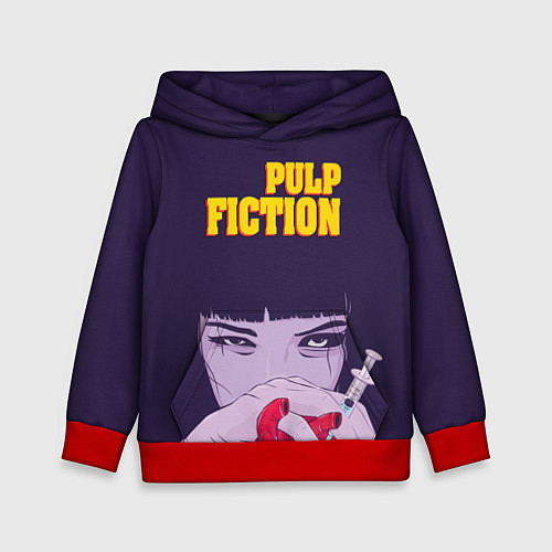 Детская толстовка Pulp Fiction: Dope Heart / 3D-Красный – фото 1