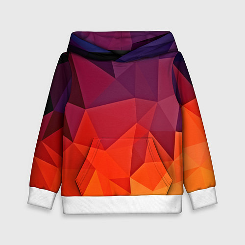 Детская толстовка Geometric / 3D-Белый – фото 1