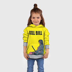 Толстовка-худи детская Kill Bill, цвет: 3D-меланж — фото 2