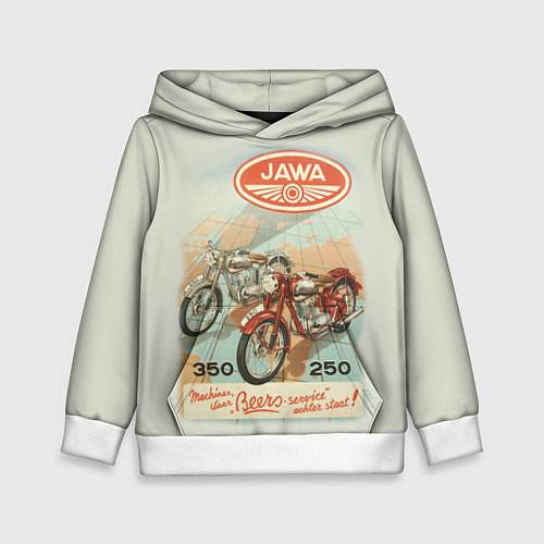 Детская толстовка JAWA / 3D-Белый – фото 1