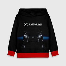 Толстовка-худи детская Lexus, цвет: 3D-красный