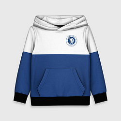 Толстовка-худи детская Chelsea FC: Light Blue, цвет: 3D-черный