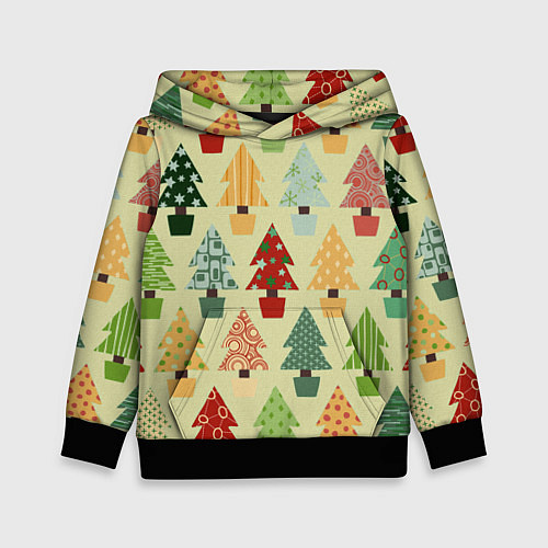 Детская толстовка Новогоднее настроение / 3D-Черный – фото 1