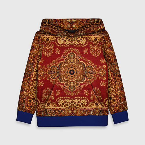 Детская толстовка Человек-ковер / 3D-Синий – фото 1