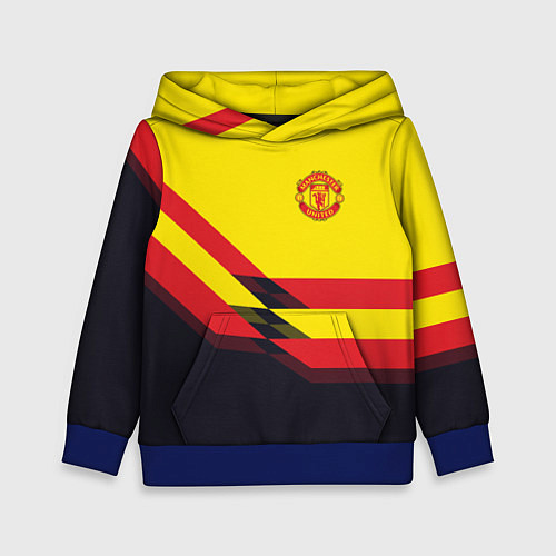 Детская толстовка Man United FC: Yellow style / 3D-Синий – фото 1