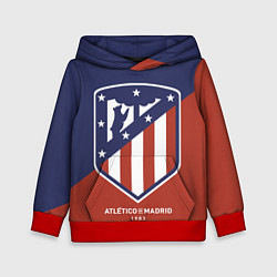 Толстовка-худи детская Atletico Madrid FC 1903, цвет: 3D-красный