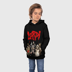 Толстовка-худи детская LORDI, цвет: 3D-черный — фото 2