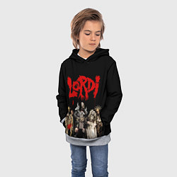 Толстовка-худи детская LORDI, цвет: 3D-меланж — фото 2