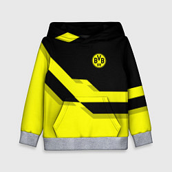 Толстовка-худи детская BVB FC: Yellow style, цвет: 3D-меланж