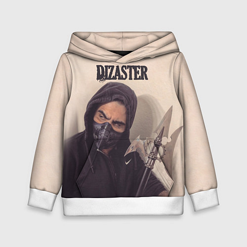 Детская толстовка Dizaster Rap / 3D-Белый – фото 1