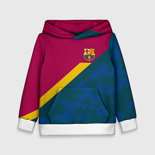 Детская толстовка Barcelona FC: Sport Camo 2018 / 3D-Белый – фото 1