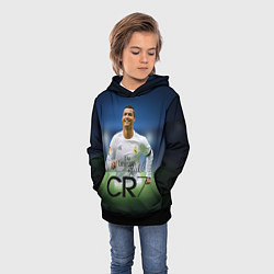 Толстовка-худи детская CR7, цвет: 3D-черный — фото 2