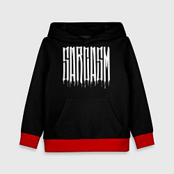 Толстовка-худи детская Sarcasm, цвет: 3D-красный