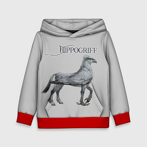 Детская толстовка Hippogriff / 3D-Красный – фото 1