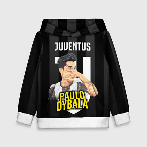 Детская толстовка FC Juventus: Paulo Dybala / 3D-Белый – фото 1