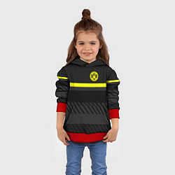 Толстовка-худи детская FC Borussia 2018 Original #3, цвет: 3D-красный — фото 2