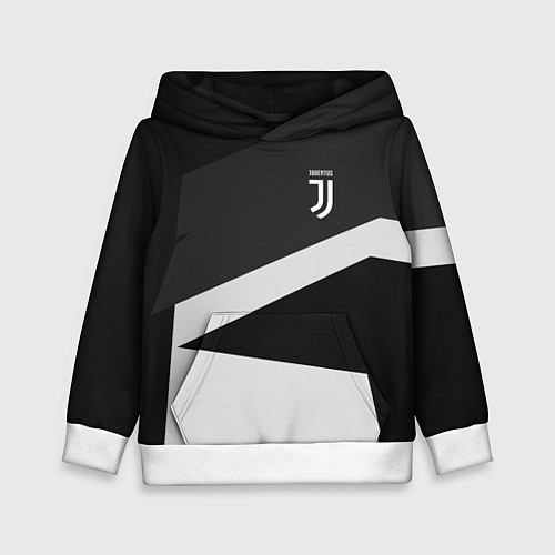 Детская толстовка FC Juventus: Sport Geometry / 3D-Белый – фото 1