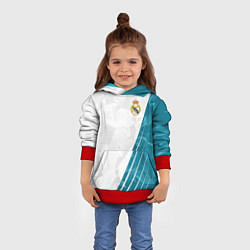 Толстовка-худи детская FC Real Madrid: Abstract, цвет: 3D-красный — фото 2