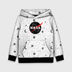 Толстовка-худи детская NASA: Moonlight, цвет: 3D-черный