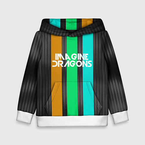 Детская толстовка Imagine Dragons: Evolve Lines / 3D-Белый – фото 1