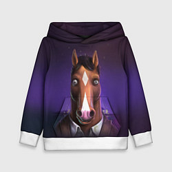 Толстовка-худи детская BoJack, цвет: 3D-белый