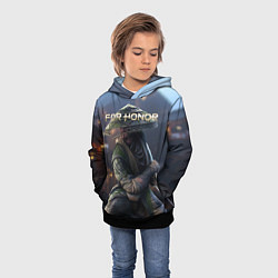 Толстовка-худи детская For Honor: Asia, цвет: 3D-черный — фото 2